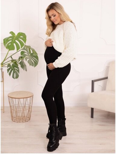 Warm maternity leggings, by ForMommy (black)