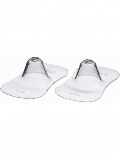 Silicone nipple shields 21mm M size, Avent