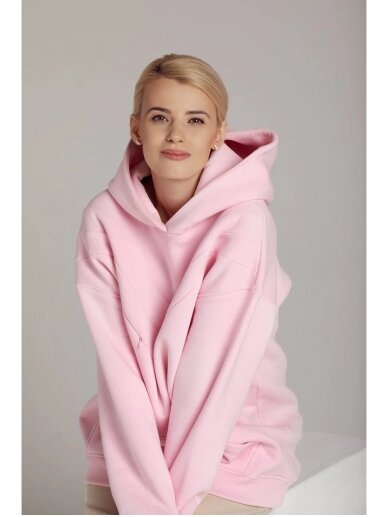 Šiltas džemperis nėščioms ir maitinančioms, Pink, MOM ONLY 4