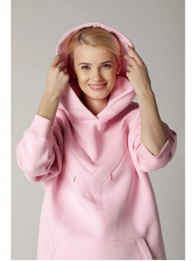 Šiltas džemperis nėščioms ir maitinančioms, Pink, MOM ONLY 5
