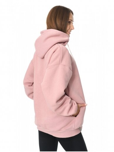 Warm sweater for pregnant and nursing, Naomi, by Mija (pink) 3