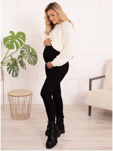 Warm maternity leggings, by ForMommy (black)