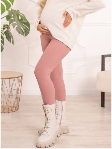 Warm maternity leggings, Mommy (pink) 6
