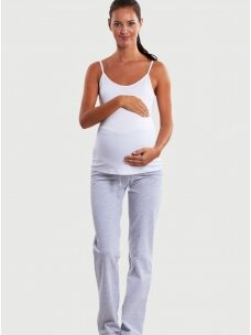 Sportinės kelnės nėščiosioms Fitness (pilka)