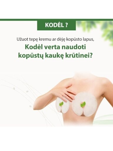 Kopūstų kaukė krūtinei 28ml.,  1 vnt. Tntn mom's