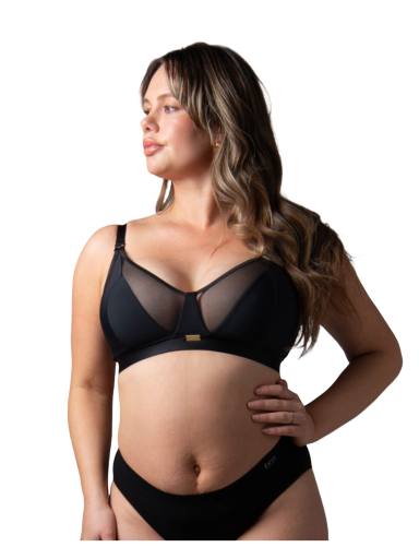 Flawless nursing and maternity bra, HotMilk (black)