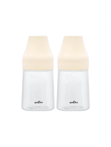 Spectra bottle set with teats size S 2 pcs. Vanilla Spectra bottle set with teats size S 2 pcs. Vanilla