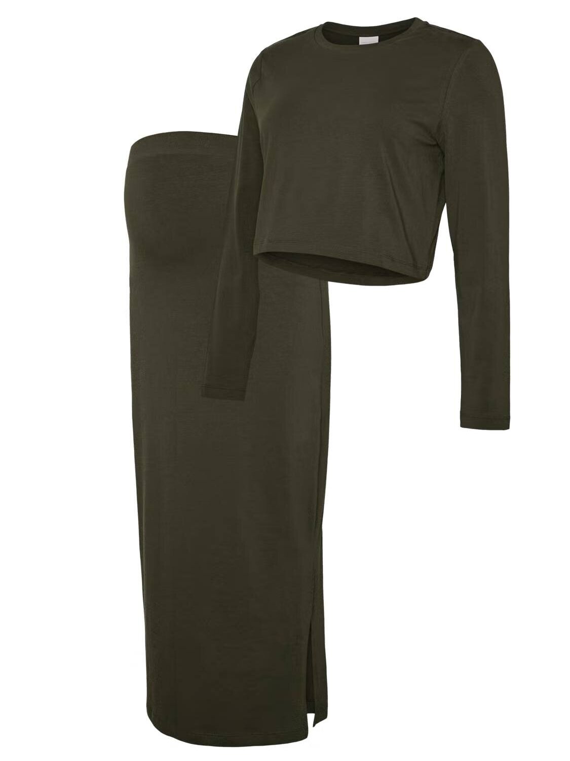 2-piece maternity set MLKERRIE, Mamalicious (Green)