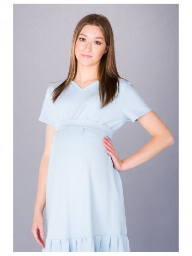 Maternity dress Ayda, Bebefield (light blue) 3