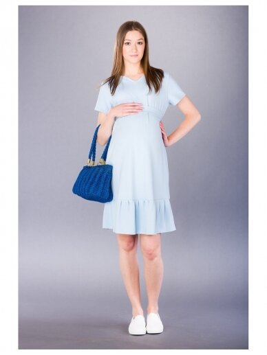 Maternity dress Ayda, Bebefield (light blue) 4