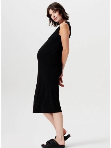 Suknelė nėščioms Granite, Supermom (juoda) 4