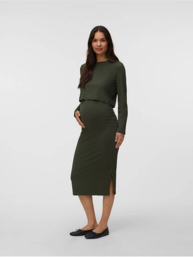 2-piece maternity set MLKERRIE, Mamalicious (Green) 4
