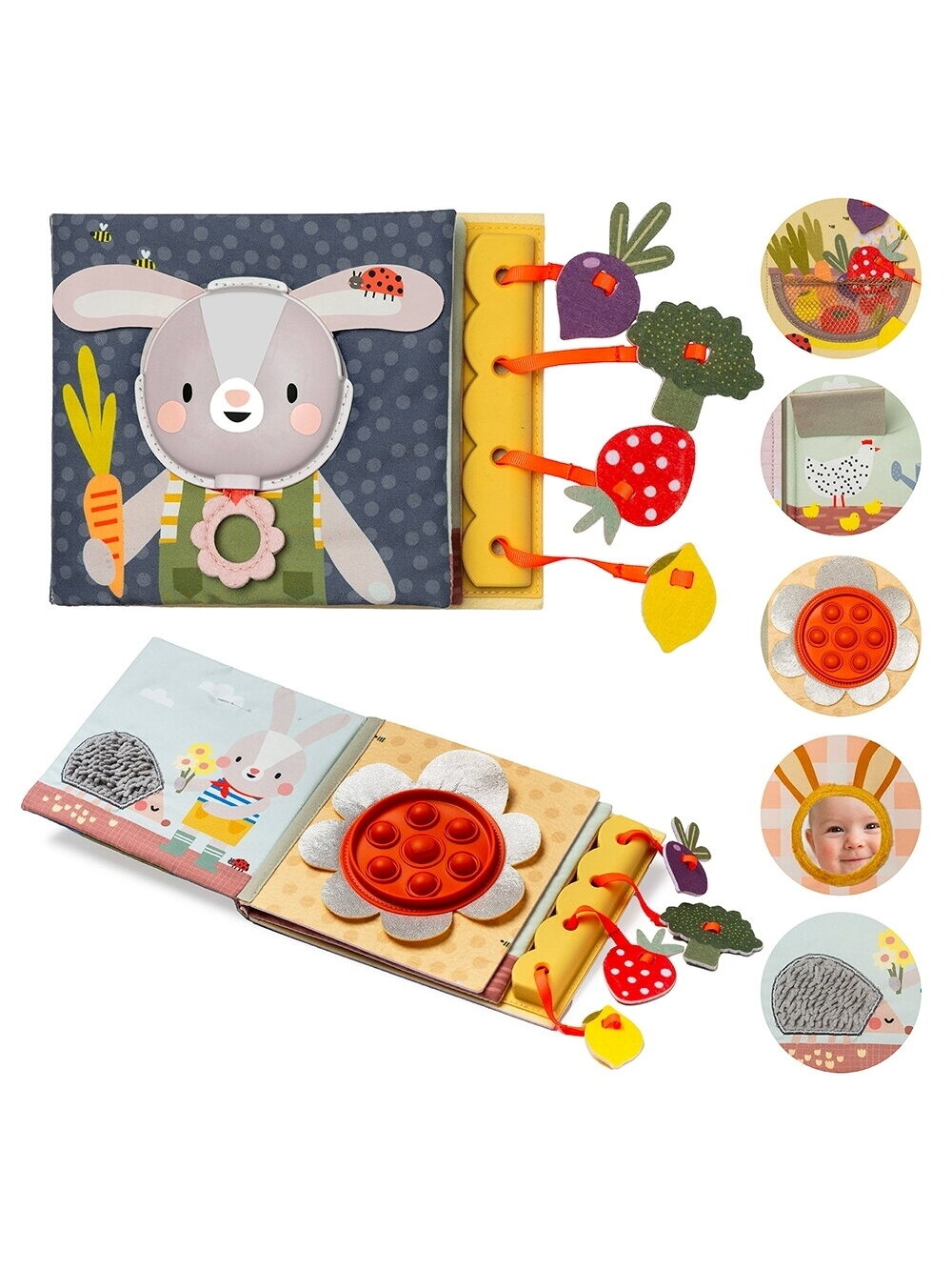 Taf Toys kūdikio knygelė Baby 1st Busy Book 1