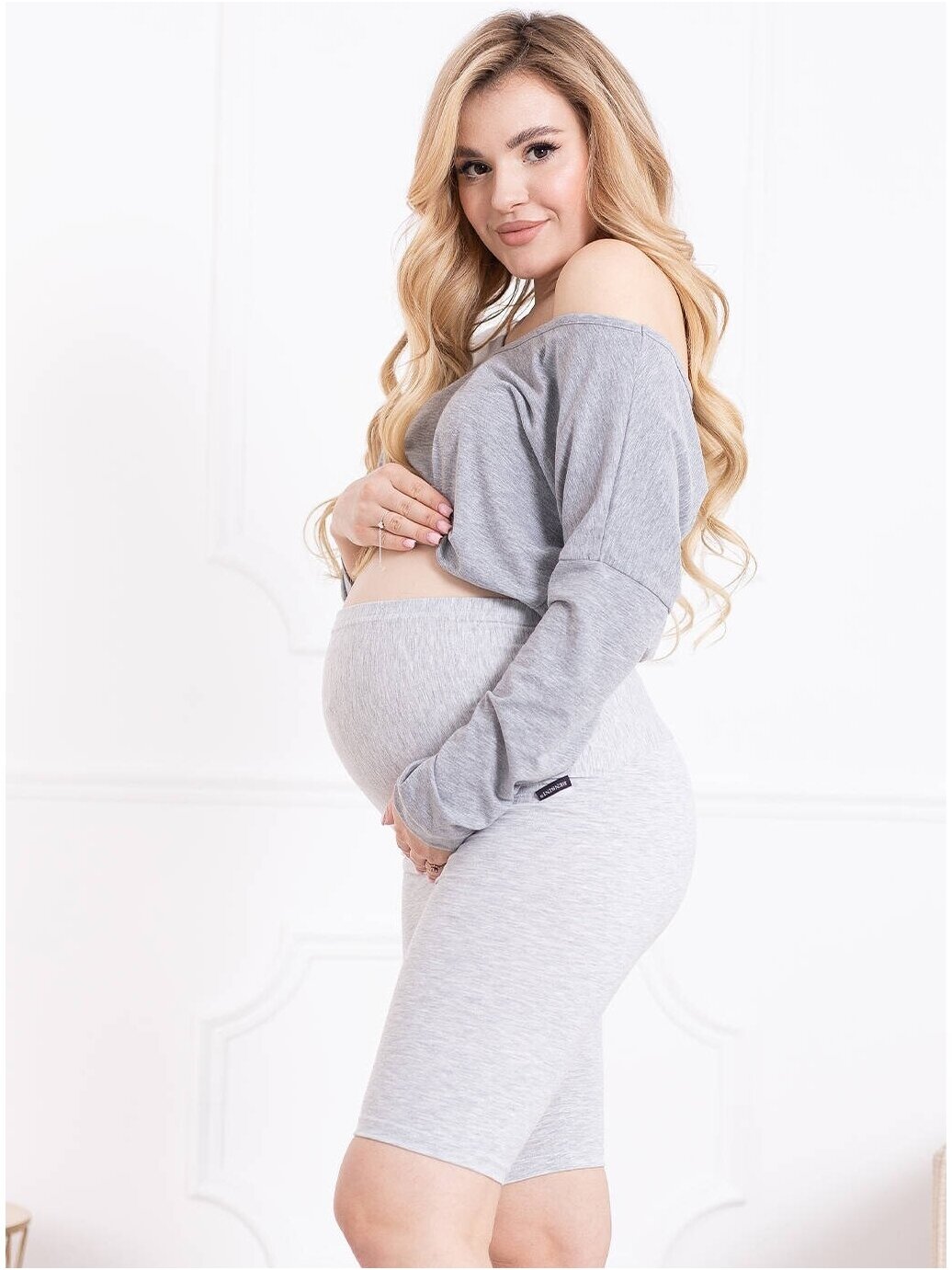 Leggings - shorts, Bike by ForMommy (light grey) 1 Leggings - shorts, Bike by ForMommy (light grey) 1
