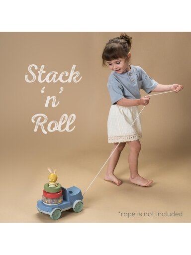 Taf Toys lavinamasis žaislas Bunny stacker truck