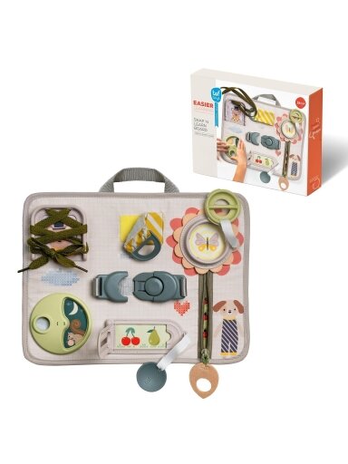 Taf Toys veiklos kilimelis Snap and learn 18men+