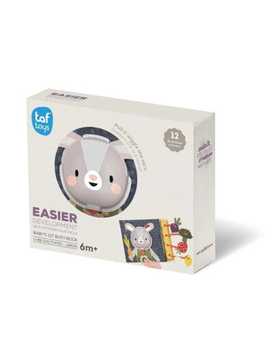 Taf Toys kūdikio knygelė Baby 1st Busy Book 4 Taf Toys kūdikio knygelė Baby 1st Busy Book 4
