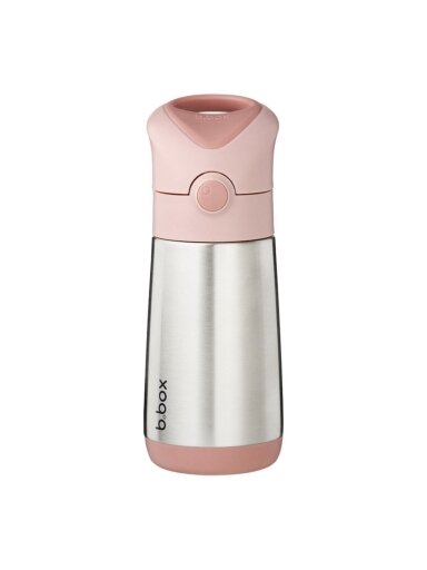 Terminė gertuvė su šiaudeliu 350 ml, b.box, Blush Crush