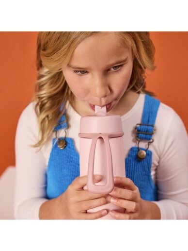 Insulated Drink Bottle with Folding Spout 690 ml, b.box, Blush Crush 3