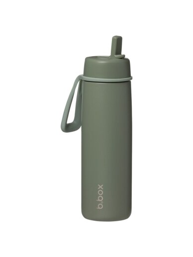 Insulated Drink Bottle with Folding Spout 690 ml, b.box, Olive 1 Insulated Drink Bottle with Folding Spout 690 ml, b.box, Olive 1