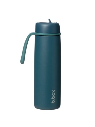 Terminė gertuvė su sulankstomu antgaliu 690 ml, b.box, Sea Glass Terminė gertuvė su sulankstomu antgaliu 690 ml, b.box, Sea Glass