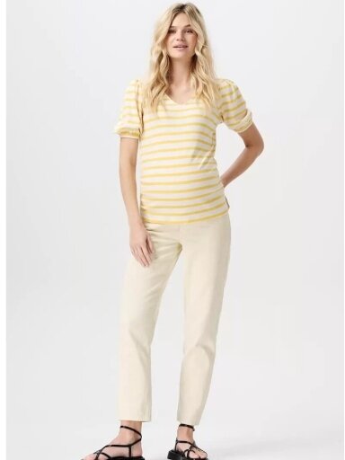 Mom fit džinsai nėščioms, Bone White, Noppies Mom fit džinsai nėščioms, Bone White, Noppies