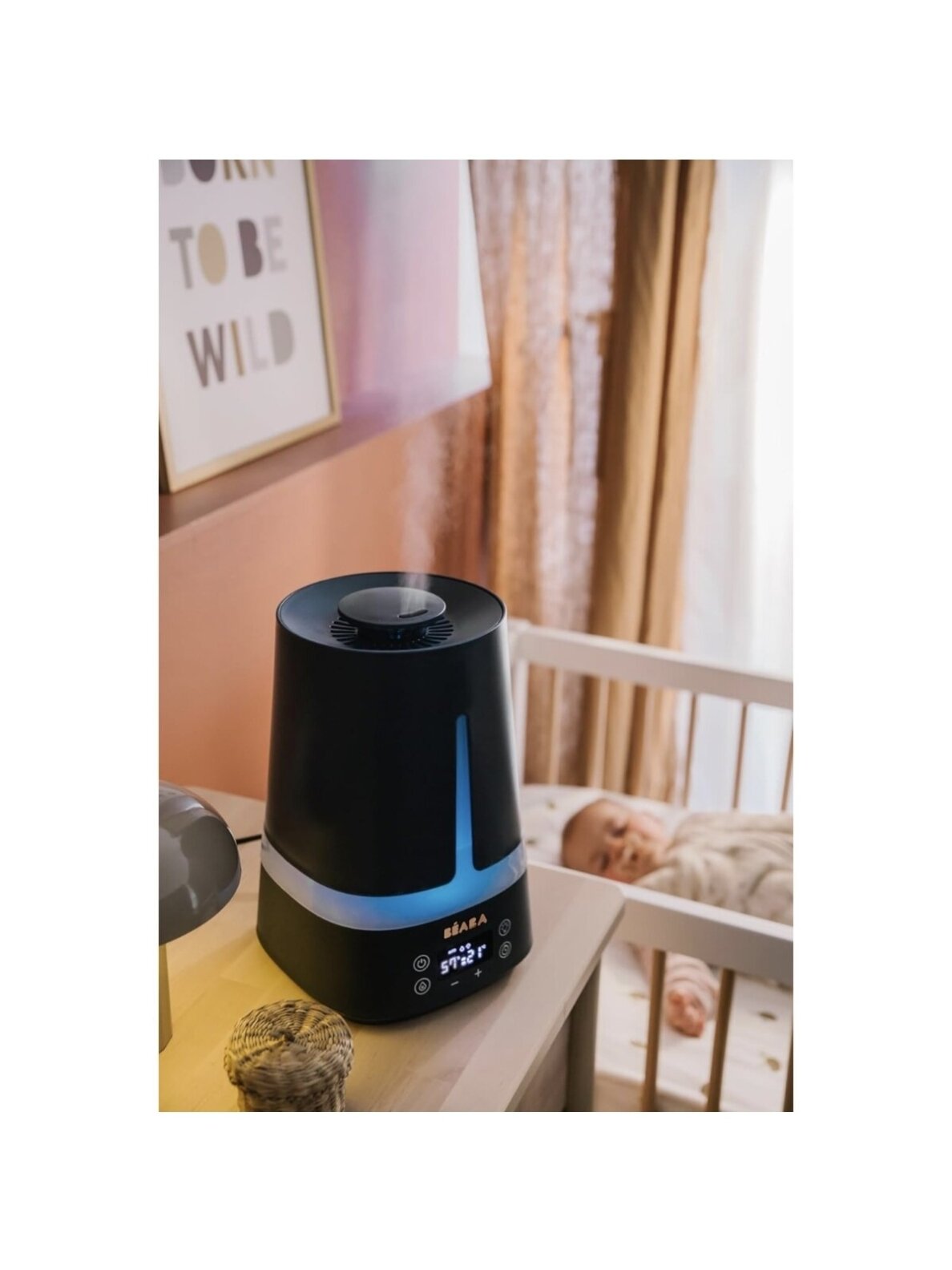 Ultragarsinis oro drėkintuvas su naktine lempele Zen Air, Béaba, Night Blue 2