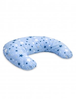 Pillow cover 60x45cm, Blue with stars, Sensillo