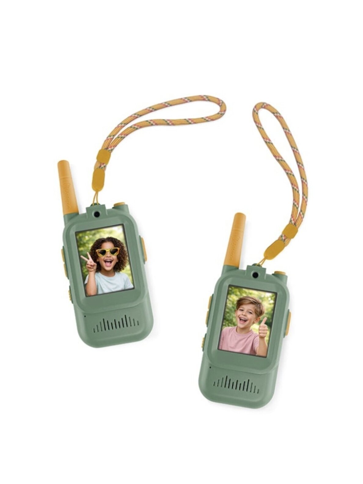 Video Walkie Talkies, set of 2, ZAZU, Green