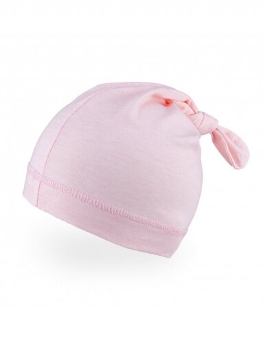 Vaikiška kepurė su mazgeliu, TuTu (light pink)
