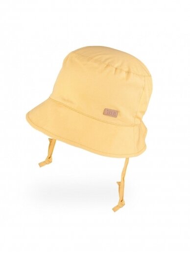 Vaikiška kepurė su raišteliais, Panama, TuTu (geltona)