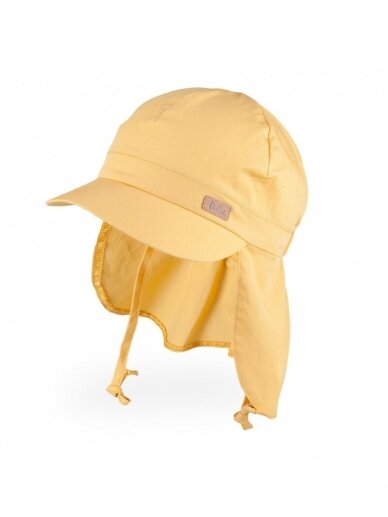 Vaikiška kepurė su kaklo apsauga, UV+30, TuTu (geltona)