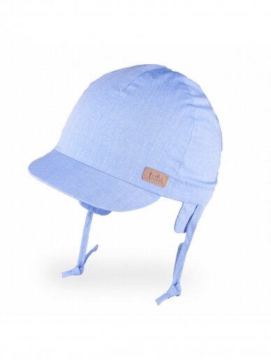 Vaikiška kepurė su raišteliais, TuTu (šviesiai mėlyna)