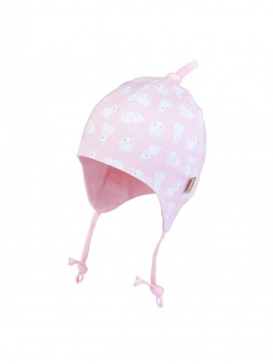 Vaikiška kepurė su raišteliais, TuTu (rožinė)