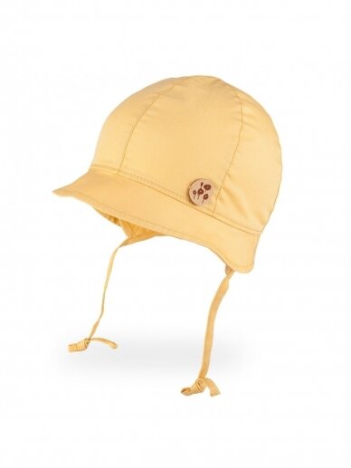 Vaikiška kepurė su raišteliais, TuTu (geltona)