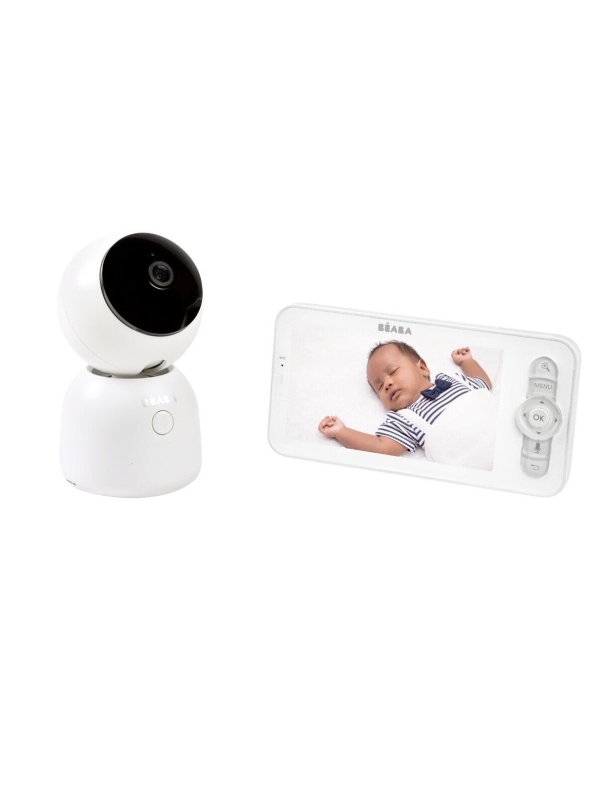 ZEN Video Baby Monitor with Night Light, Béaba (White)