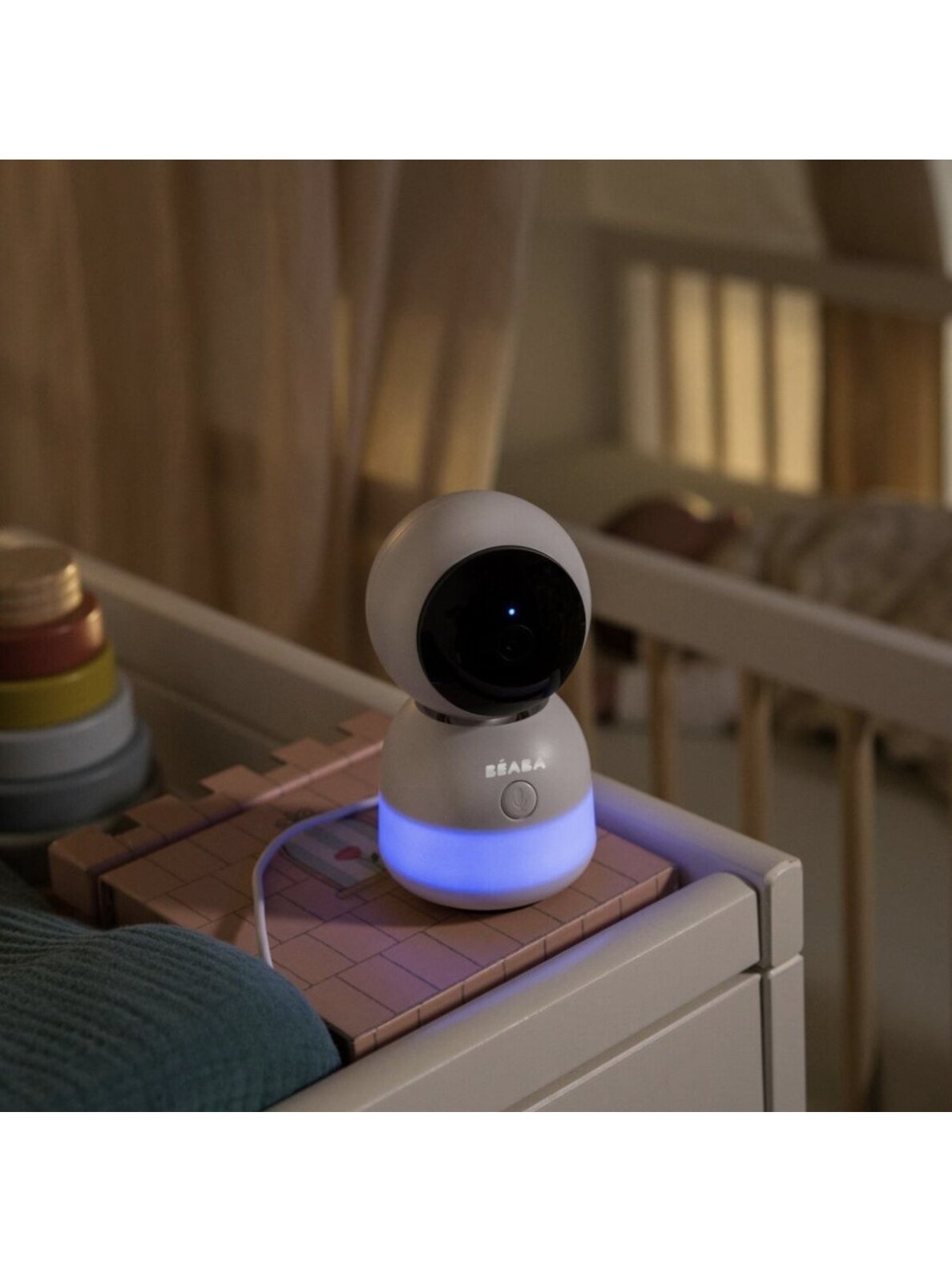 ZEN Video Baby Monitor with Night Light, Béaba (White) 1