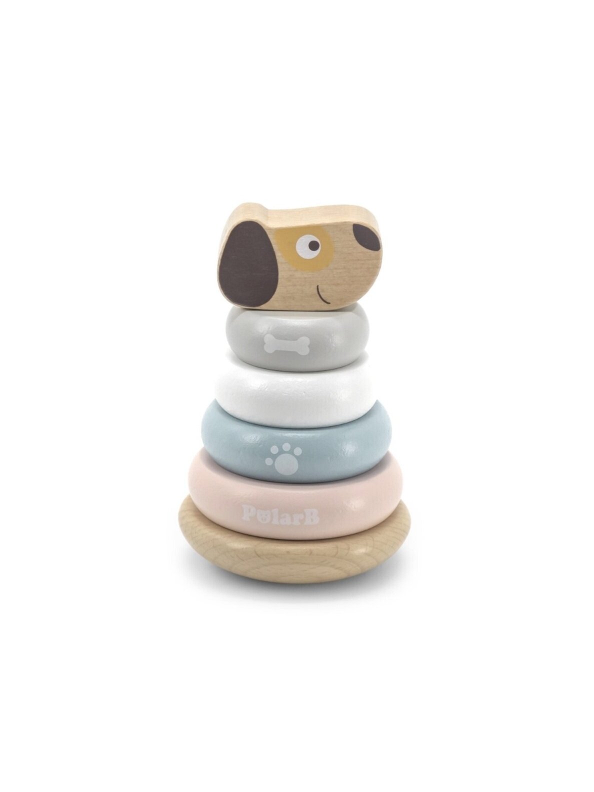 VIGA PolarB Wooden Stacking Puppy