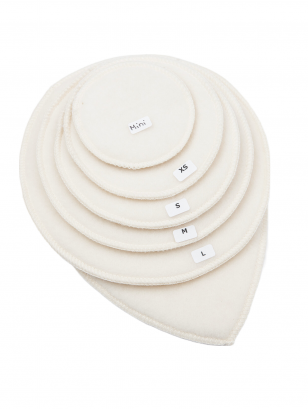 Wool bra pads, 2 pcs. LANAcare