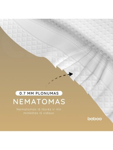 Vienkartiniai įklotai į liemenėlę PREMIUM, 60vnt, Baboo Vienkartiniai įklotai į liemenėlę PREMIUM, 60vnt, Baboo