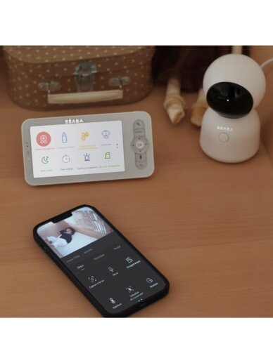 ZEN Video Baby Monitor with Night Light, Béaba (White) 2