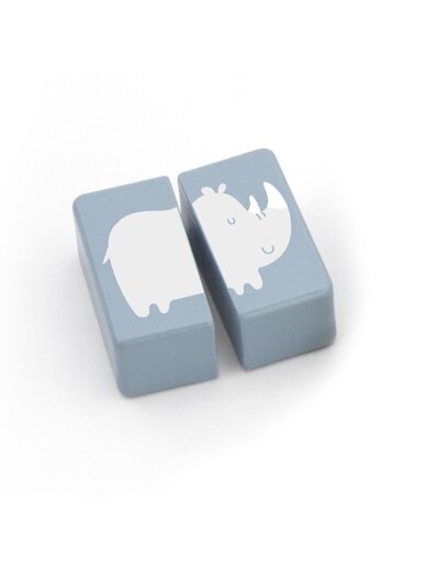 VIGA PolarB Wooden Shape Block Puzzle with Animals 1
