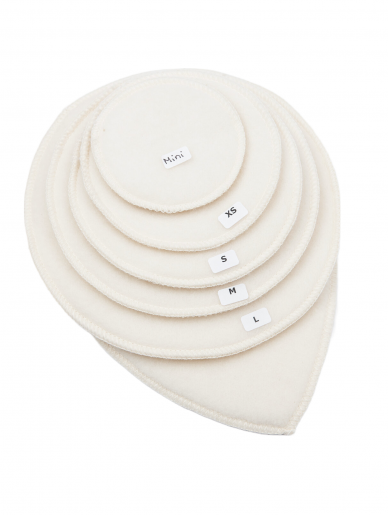 Wool bra pads, 2 pcs. LANAcare