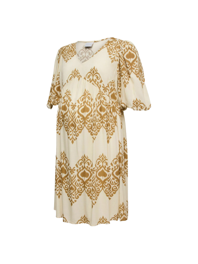 Viscose maternity dress MLZENISA Mama;licious (Birch/brown sugar) Viscose maternity dress MLZENISA Mama;licious (Birch/brown sugar)