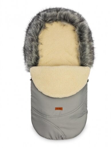 Envelope-sleeping bag Eskimo, 100x46cm, Grey, Sensillo