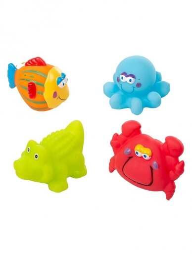 Bath toys set, 4pcs. by Akuku