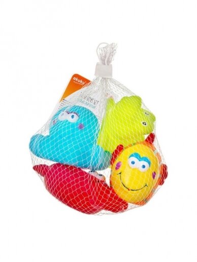 Bath toys set, 4pcs. by Akuku 1 Bath toys set, 4pcs. by Akuku 1