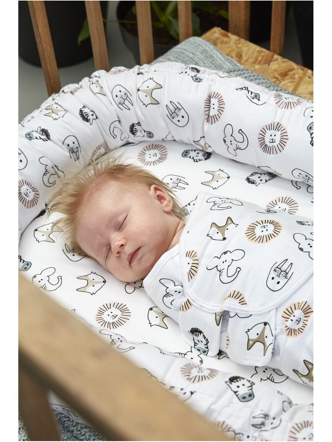 Baby Swaddle, 4-6 months by Meyco Baby Anumal 1