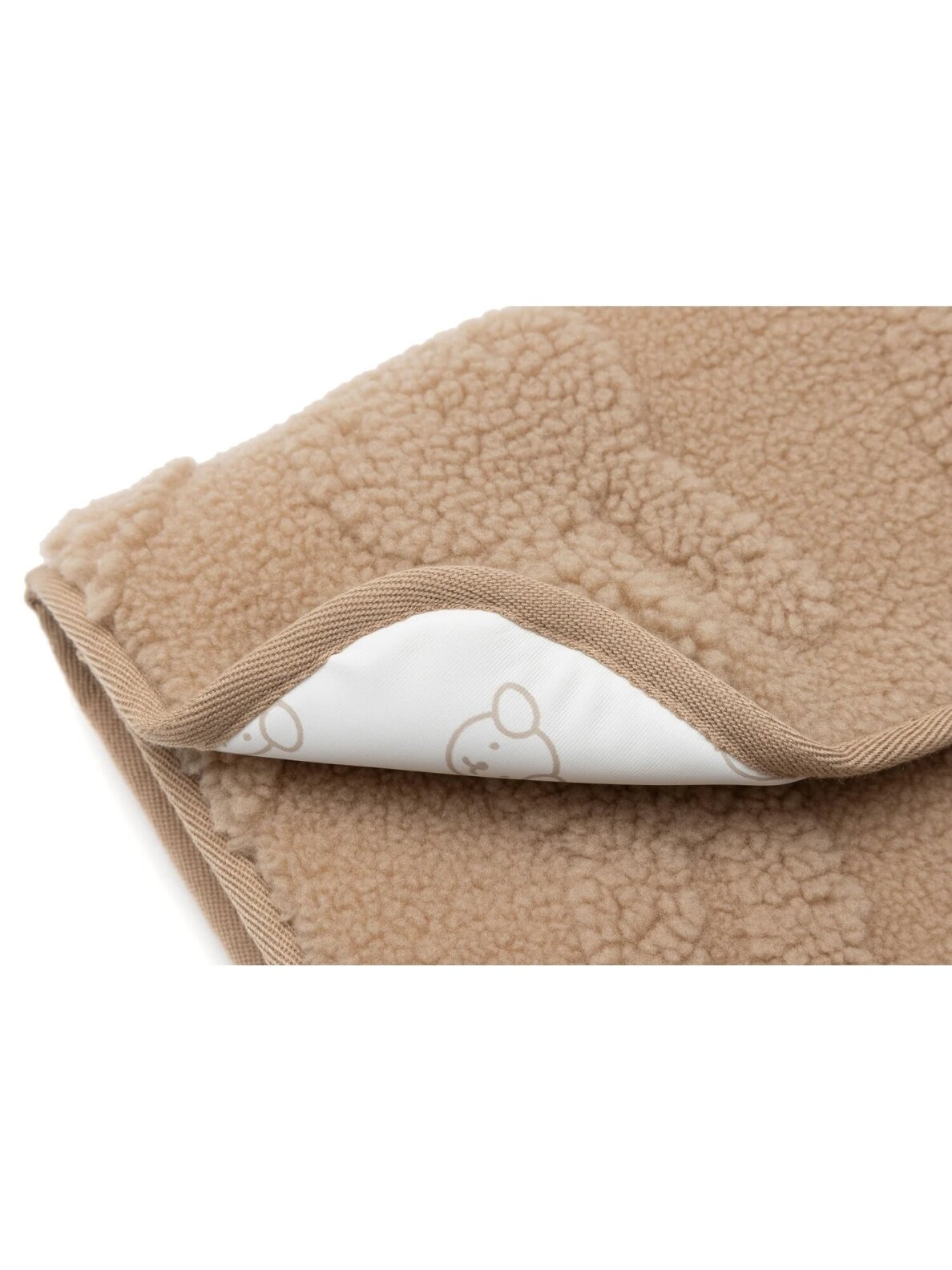 Baby changing mat with pockets, 71x70cm Jollein (Teddy Biscuit) 5