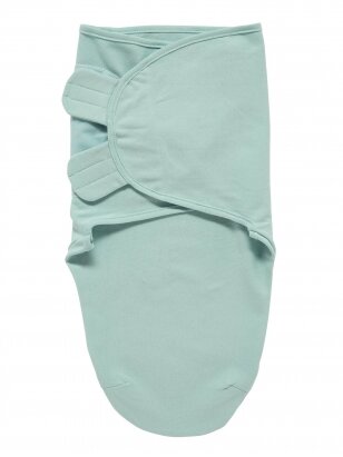 Baby Swaddle, 0-3 months by Meyco Baby (New Mint)